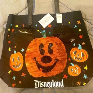Black Disney sequins Mickey Mouse Halloween bag